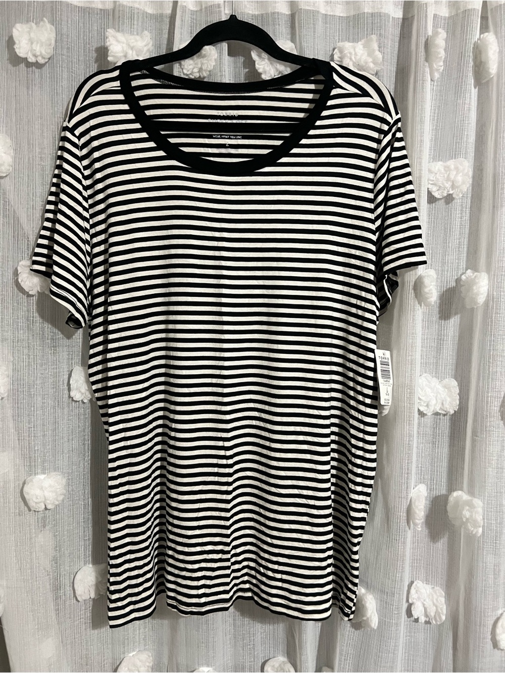 Black & White Striped Women's Tee
